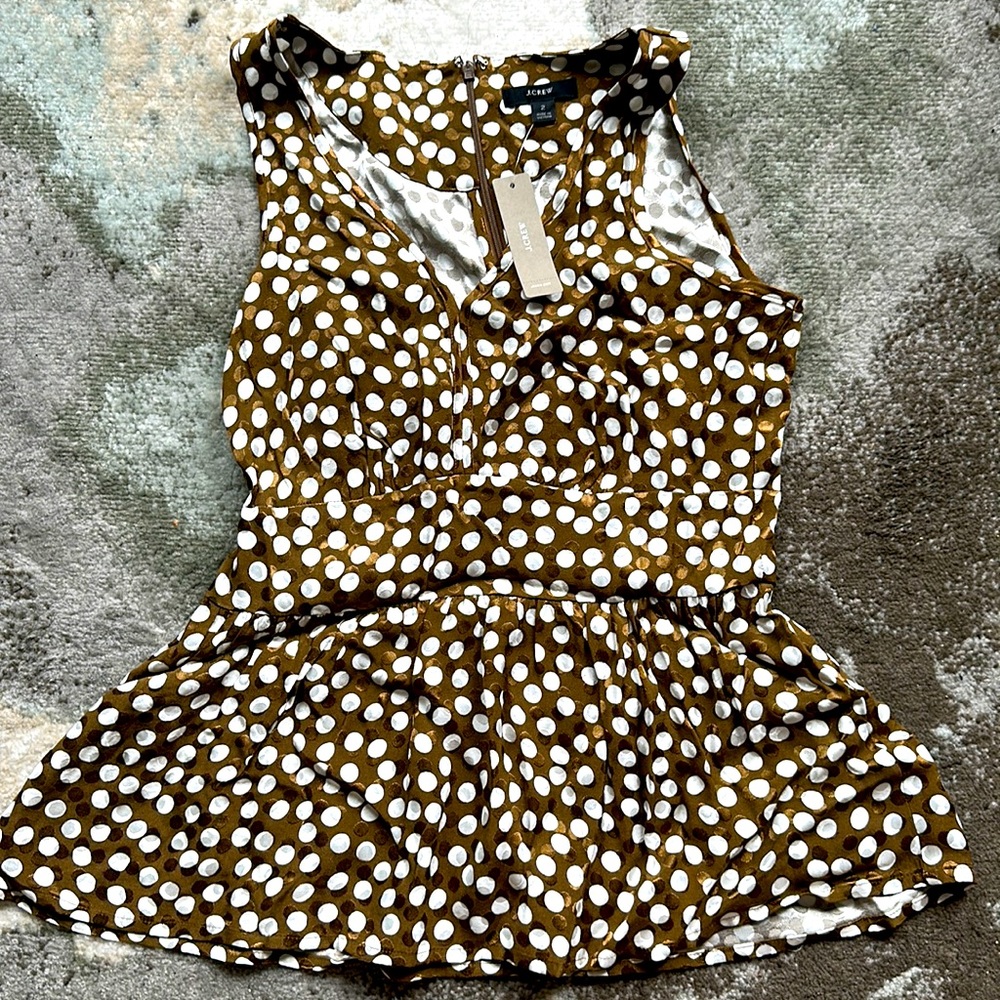 J Crew size 2 sleeveless top